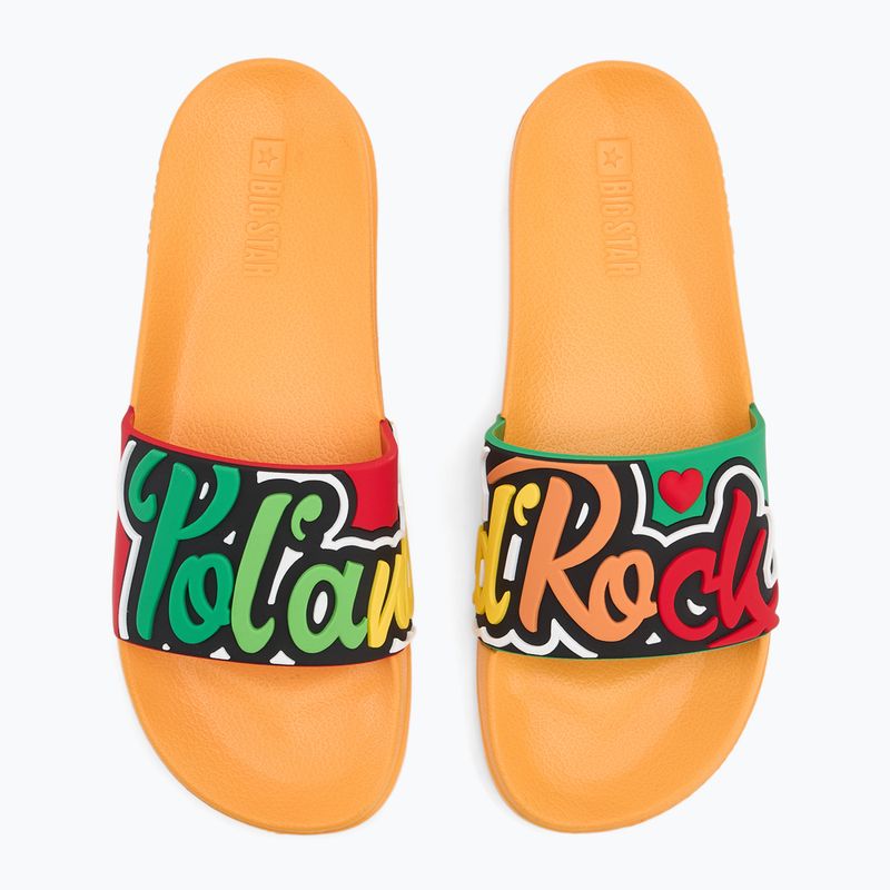 BIG STAR férfi flip-flop SS174507 sárga 5