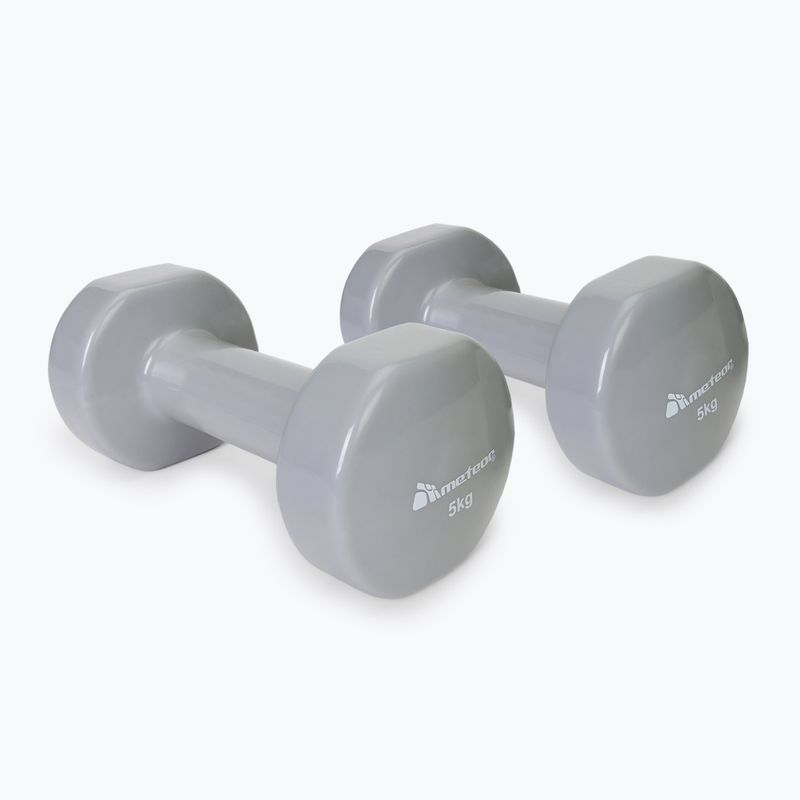 Meteor súlyzók 2 x 5 kg szürke 30187