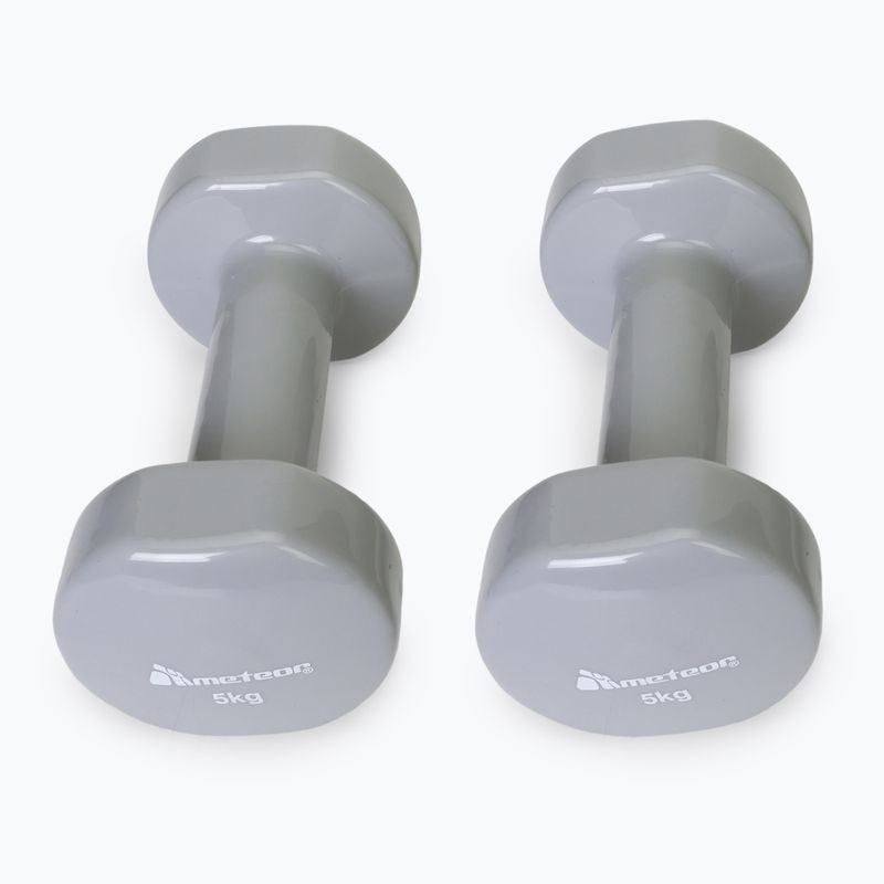 Meteor súlyzók 2 x 5 kg szürke 30187 3