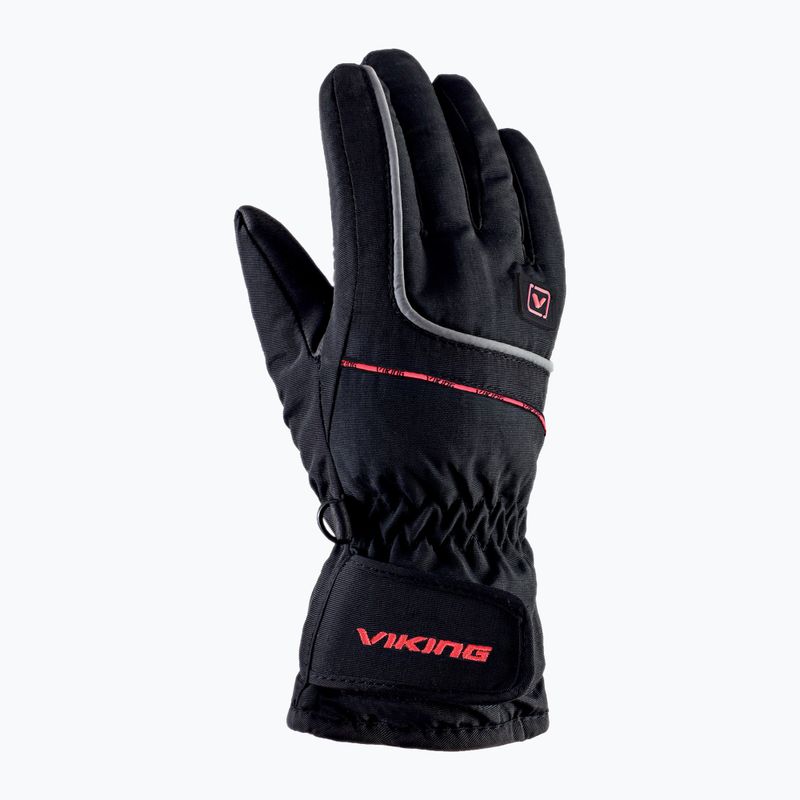 Gyerek síkesztyűk Viking Kevin Ski dark red 2