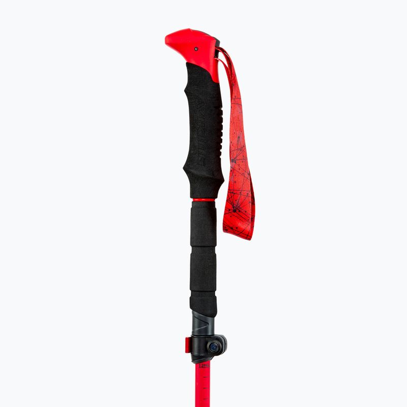 Sítúra botok Viking Spider black/red 2
