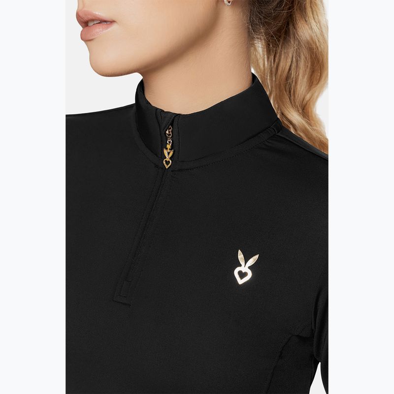 Női Cardio Bunny Stormy fekete hosszú ujjú edzőruha 5
