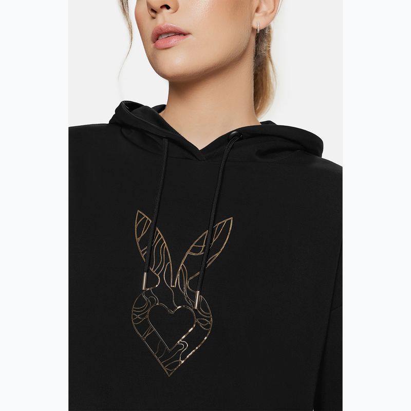 Női Cardio Bunny Freeze edzés pulóver fekete 5