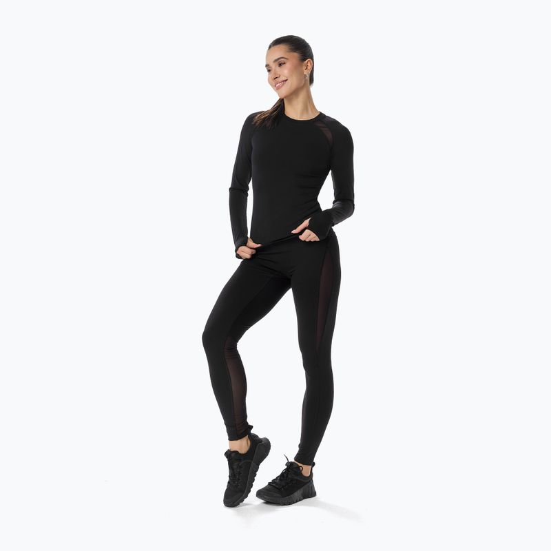 Női edző hosszú ujjú felső Cardio Bunny  black 2