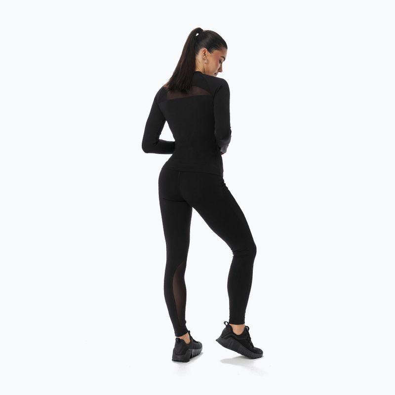 Női edző hosszú ujjú felső Cardio Bunny  black 3