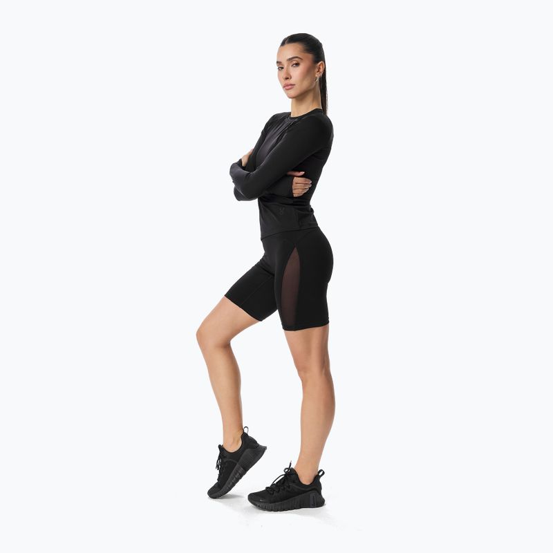 Női edzőshort Cardio Bunny Black biker 2