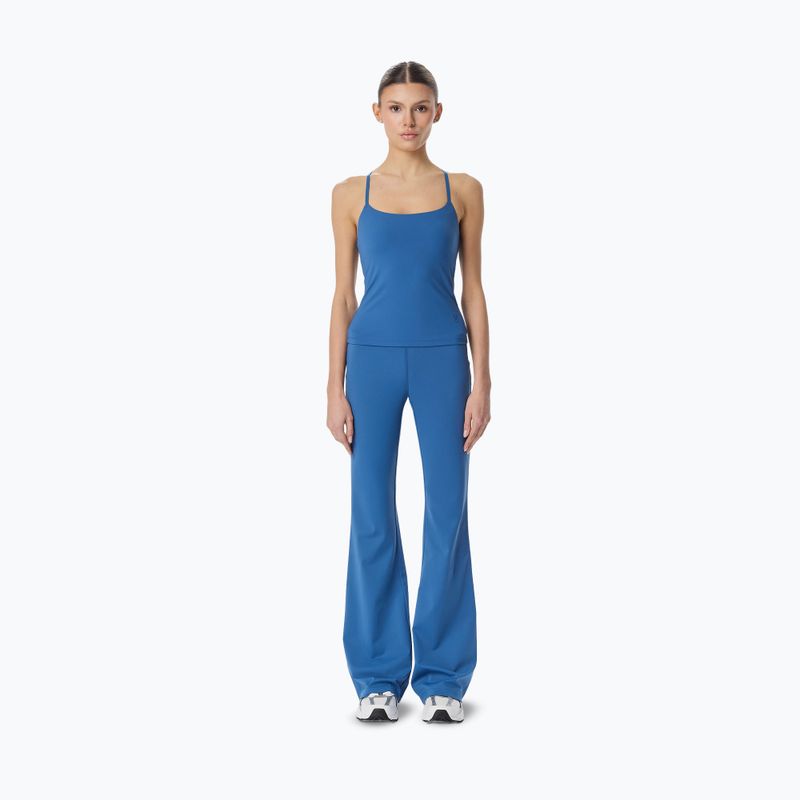 Női edzőpóló Cardio Bunny With Built-in Blue Bra 2