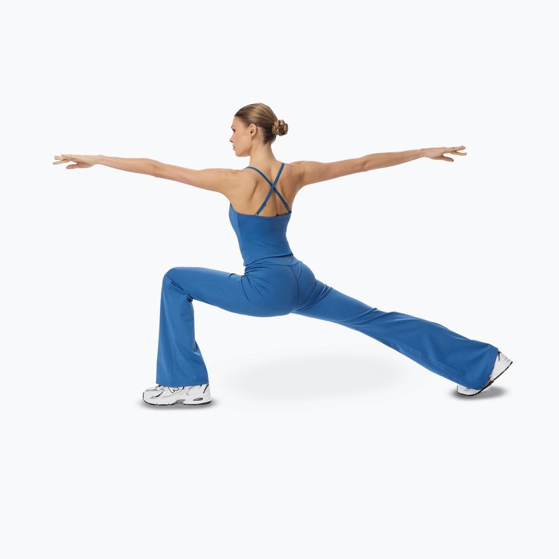 Női edzőpóló Cardio Bunny With Built-in Blue Bra 5