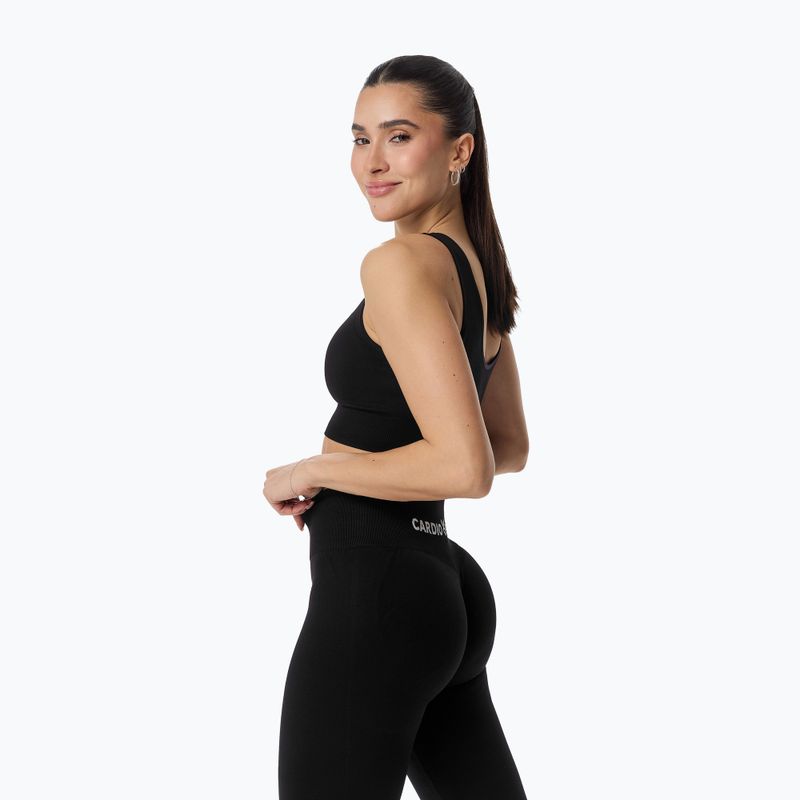 Női edző leggings Cardio Bunny Seamless Push-Up black 4