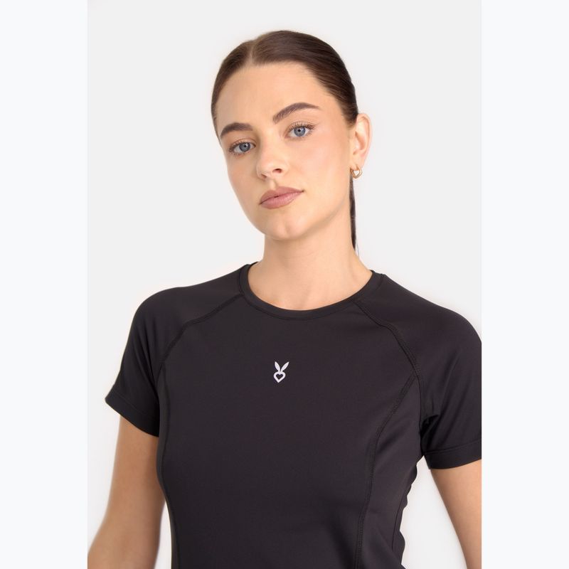 Női edzőpóló Cardio Bunny HCB-425 Active black 5