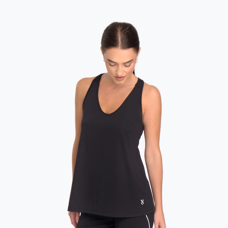Női edzőtop Cardio Bunny HCB-425 Tank Top black