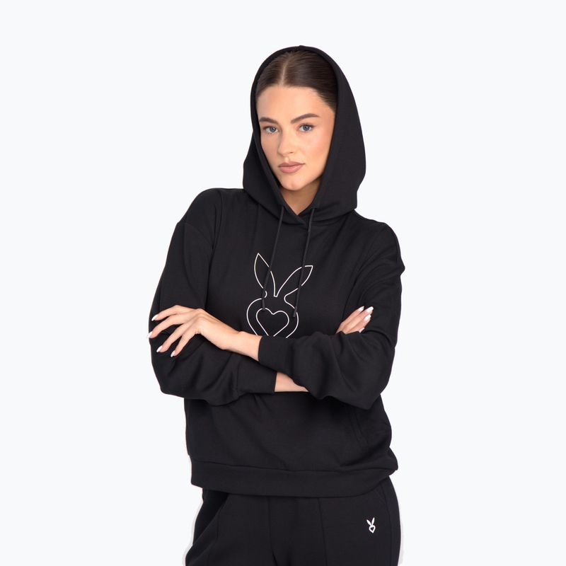 Női edzőpulóver Cardio Bunny HCB-125 black 4