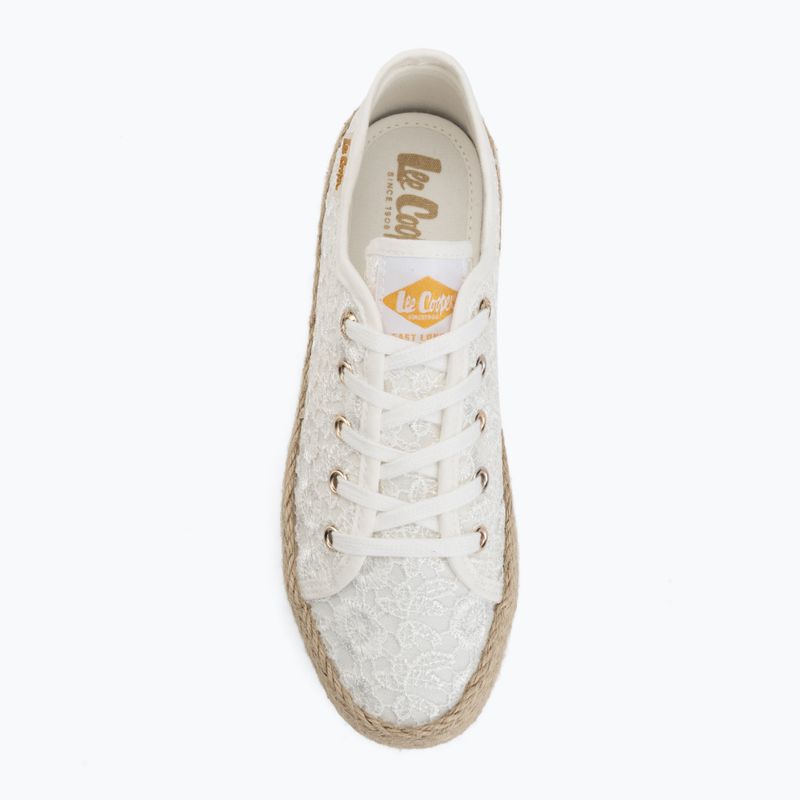 Női espadrilles Lee Cooper LCW-26-31-4326LA white 5