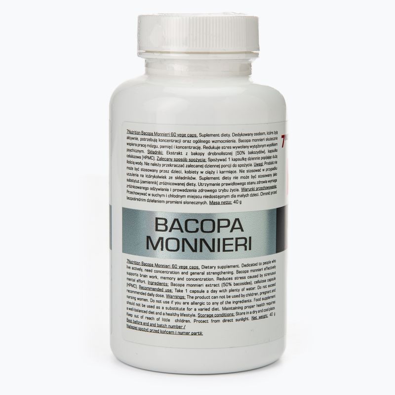 Bacopa Monnieri 550mg 7Nutrition memória és koncentráció 60 kapszula 7Nu000426 2
