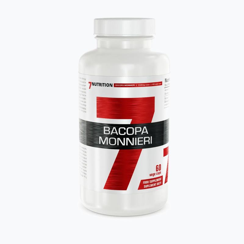 Bacopa Monnieri 550mg 7Nutrition memória és koncentráció 60 kapszula 7Nu000426