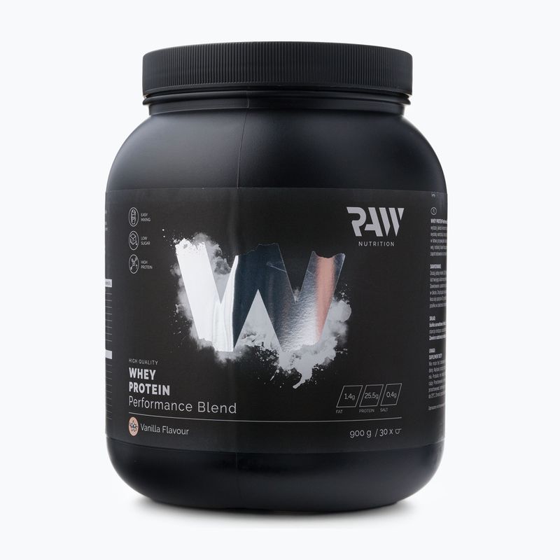 Whey Protein Raw Nutrition 900g vanília WPC-59016