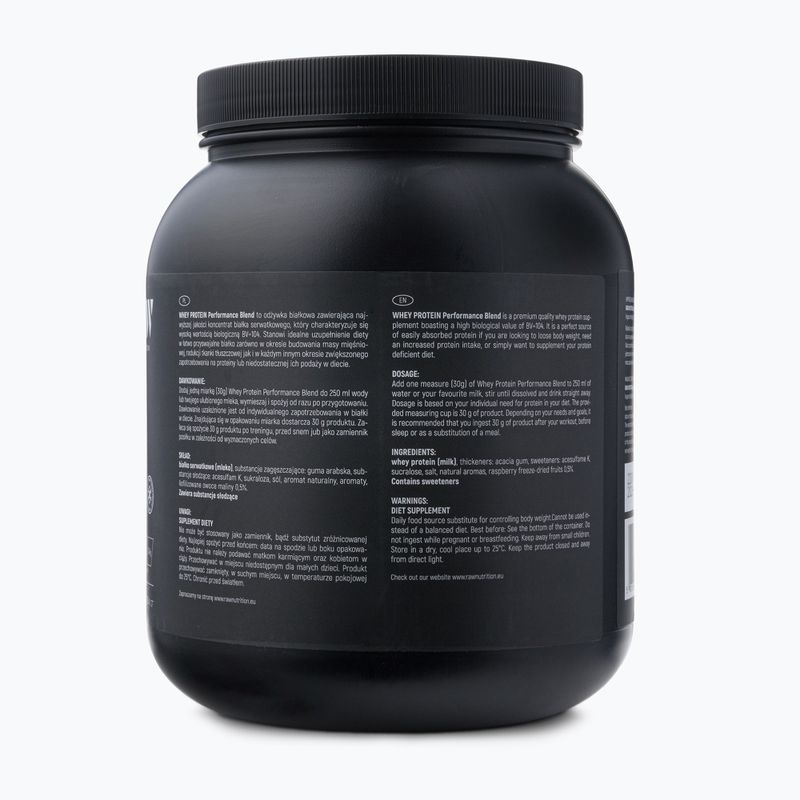 Whey Protein Raw Nutrition 900g málna WPC-59016 2