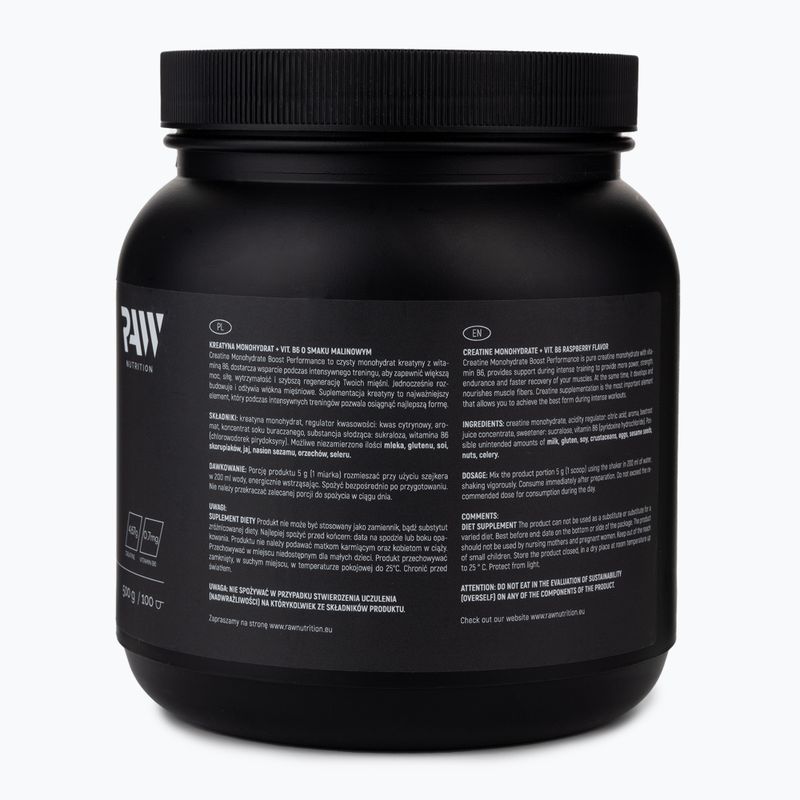 Raw Nutrition kreatin monohidrát 500g málna MONO-59016 3