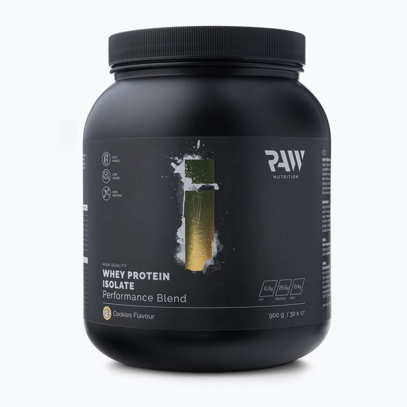 Tejsavófehérje izolátum Raw Nutrition 900g torta WPI-59017