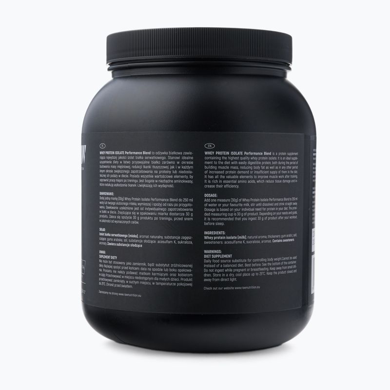 Tejsavófehérje izolátum Raw Nutrition 900g torta WPI-59017 2