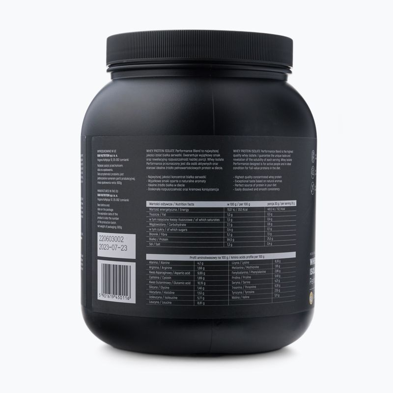 Tejsavófehérje izolátum Raw Nutrition 900g torta WPI-59017 3