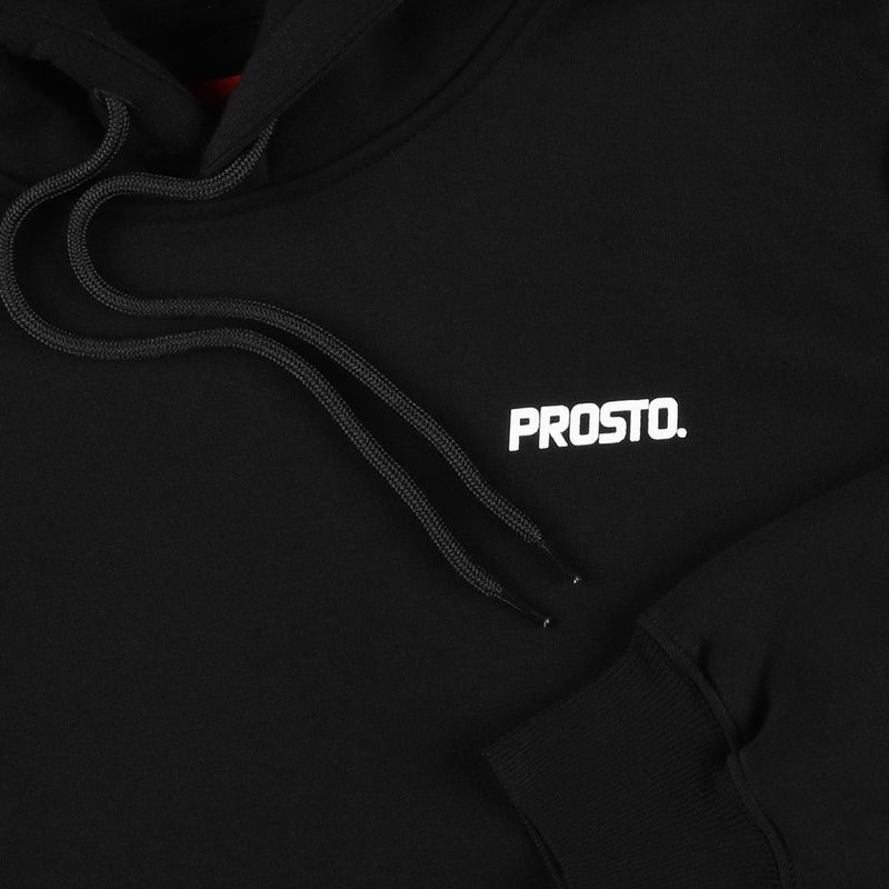 Férfi kapucnis pulóver PROSTO Just black KL222MSWE2181 3