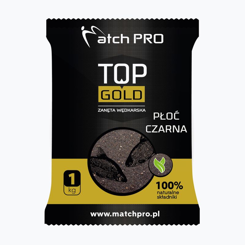 MatchPro Top Gold Roach horgászat alapozó csalogatóanyag Fekete 970008