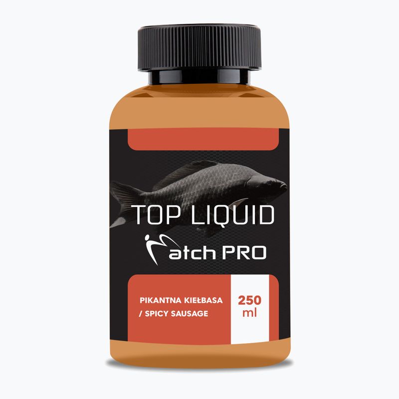 MatchPro Spicy Sausage narancssárga folyadék csalikhoz és groundbaitshez 970404