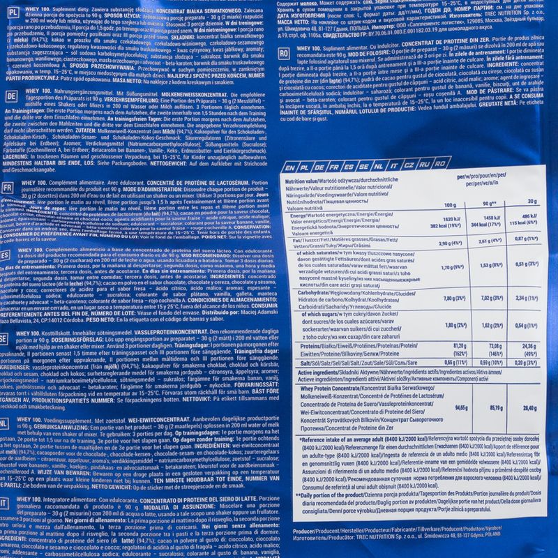 Tejsavó 100 Trec 2000g csokoládé chips TRE/579#CAKE 2