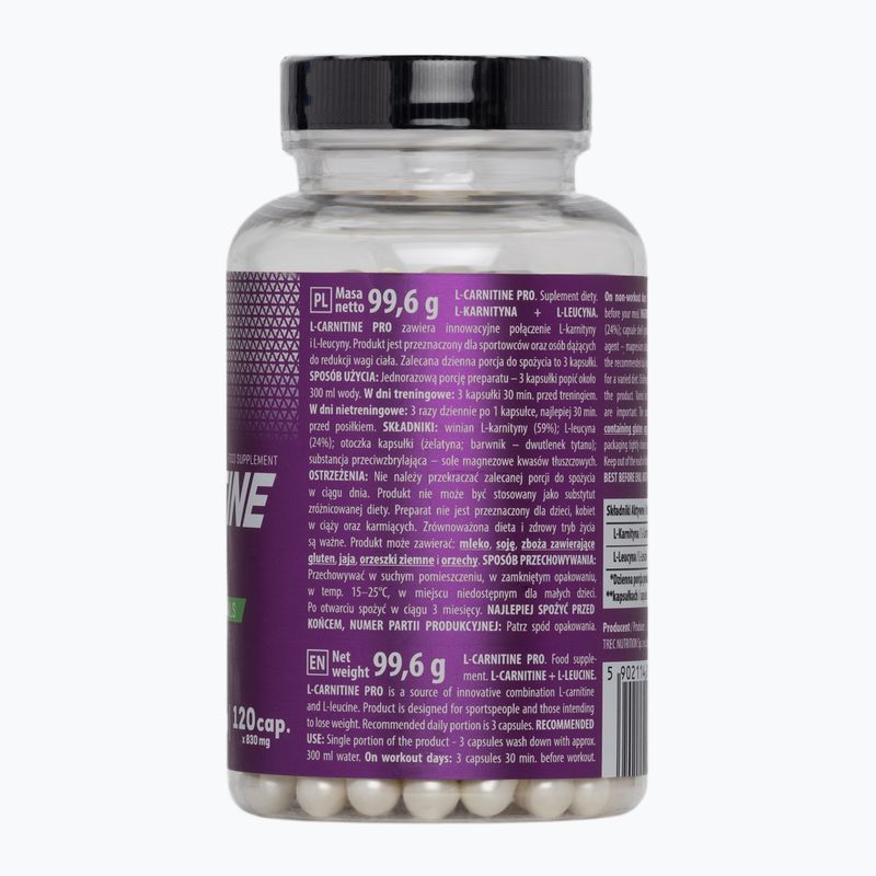 L-Carnitine PRO Trec zsírégető 120 kapszula TRE/660 2