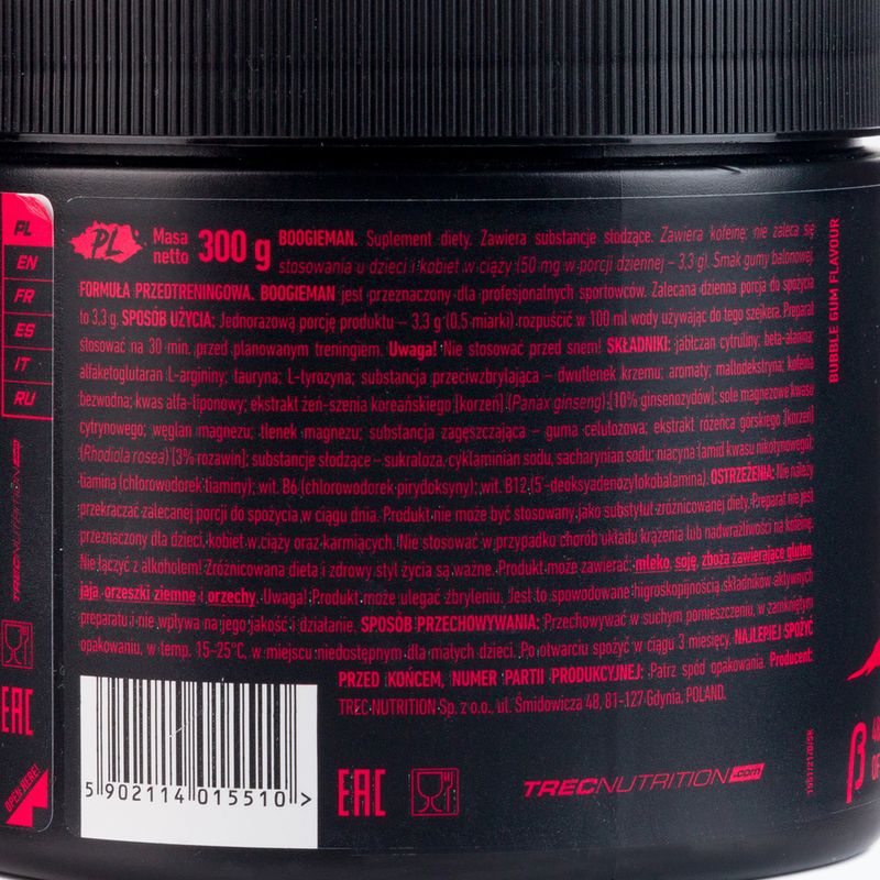 Trec Boogieman edzés előtti 300g rágógumi TRE/622#GUMZU 2