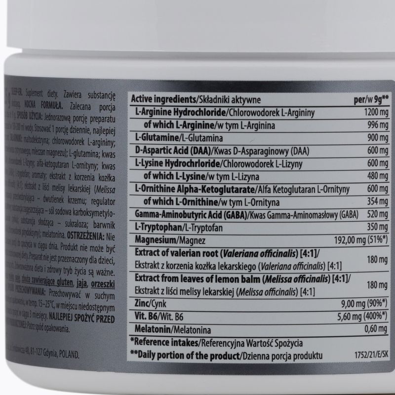 Sleep-ER Trec 225g éjszakai regeneráló formula narancsos-trópusi gyümölcs TRE/598#POMTR 2