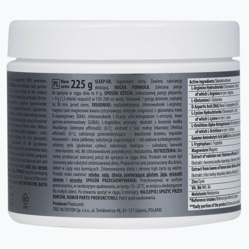Sleep-ER Trec 225g éjszakai regeneráló formula narancsos-trópusi gyümölcs TRE/598#POMTR 3