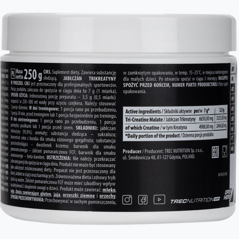 CM3 por Trec kreatin 250g fehér kólával TRE/336#BICOL 2