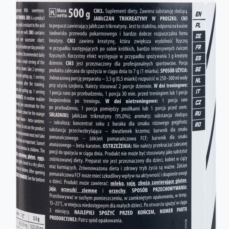 CM3 por Trec kreatin 500g narancssárga TRE/337#POMAR 2
