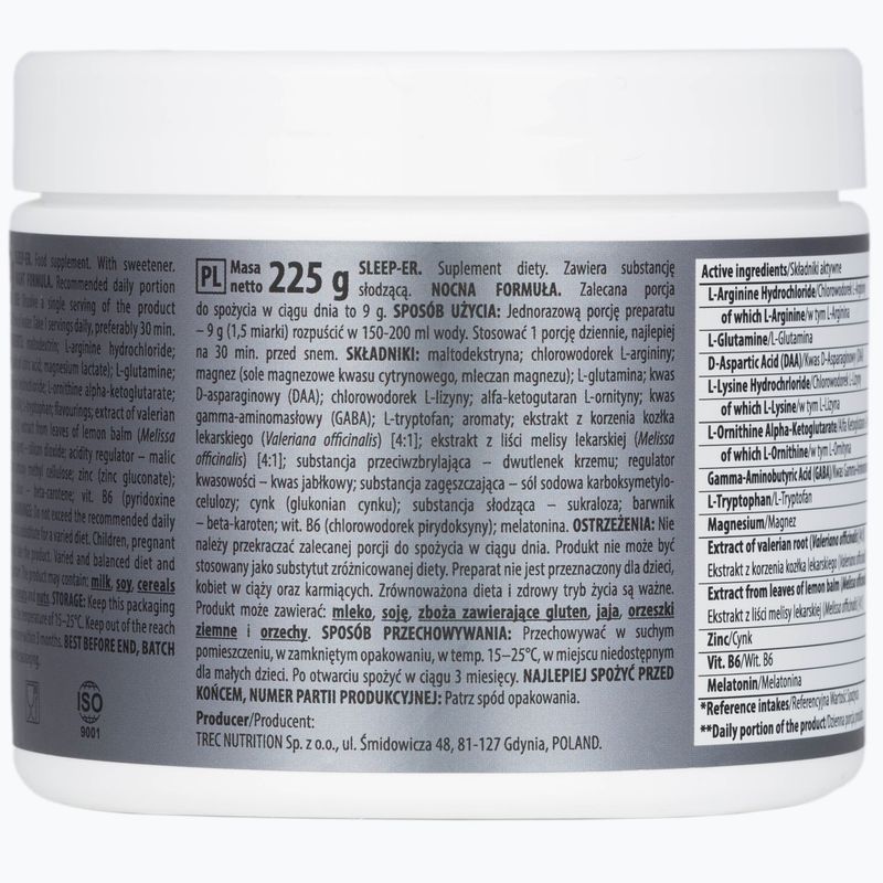 Sleep-ER Trec éjszakai regeneráló formula 225g citrom TRE/598#CYTRY 3