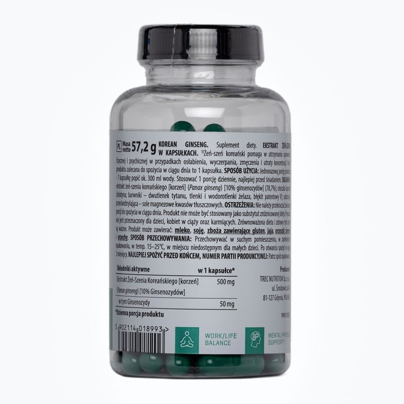 Vitality Korean Ginseng Trec koreai ginseng 90 kapszula TRE/879 2