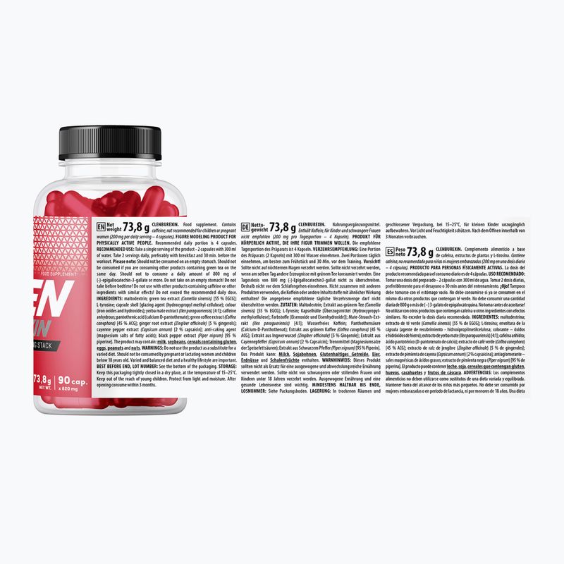 Trec zsírégető ClenBurexin XXL 90 kapszula 3