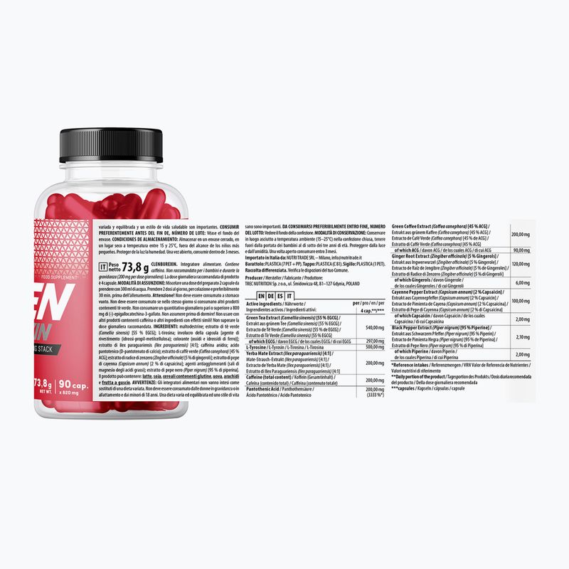 Trec zsírégető ClenBurexin XXL 90 kapszula 4