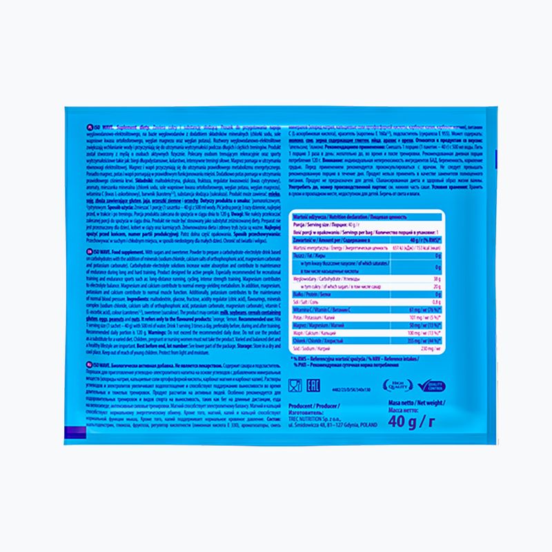 Izotonikus italpor 6PAK Iso Wave 40 g Narancs 2