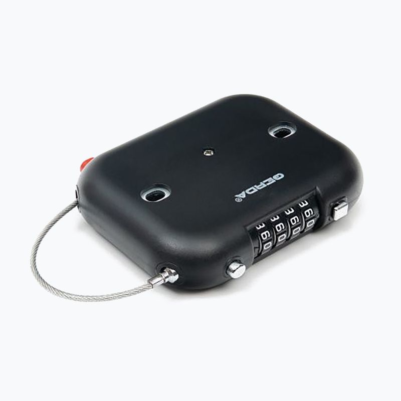 GERDA Mini Combo Flex 900 kerékpárzár fekete