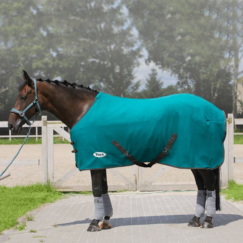 York Ekona öves fleece kabát kék 150940125