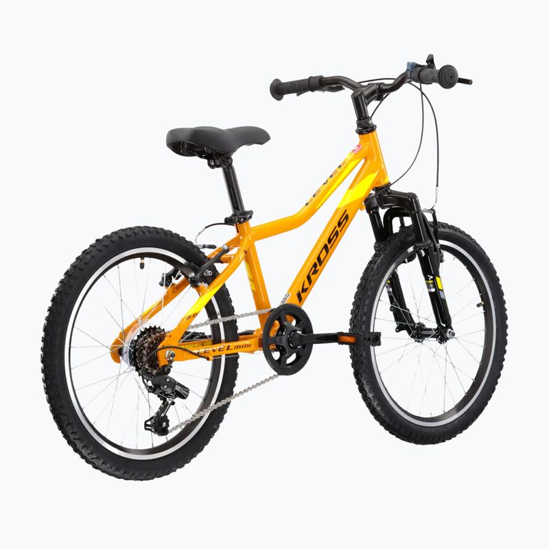 Gyermekkerékpár KROSS Level Mini 2.0 yellow/black/gloss 3