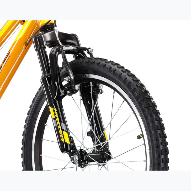 Gyermekkerékpár KROSS Level Mini 2.0 yellow/black/gloss 5