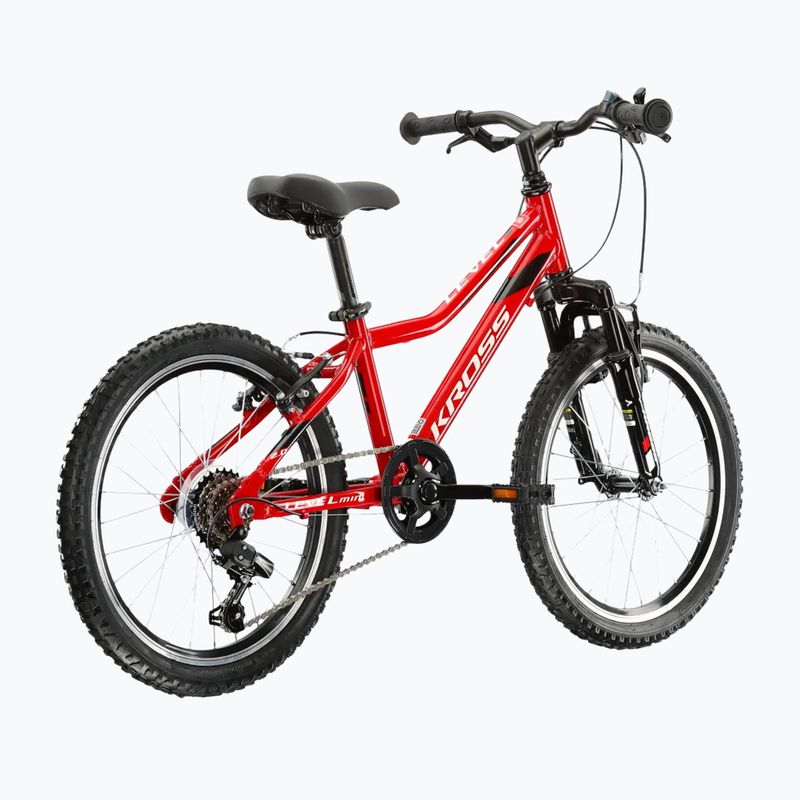 Gyermekkerékpár KROSS Level Mini 2.0 red/black/gloss 3