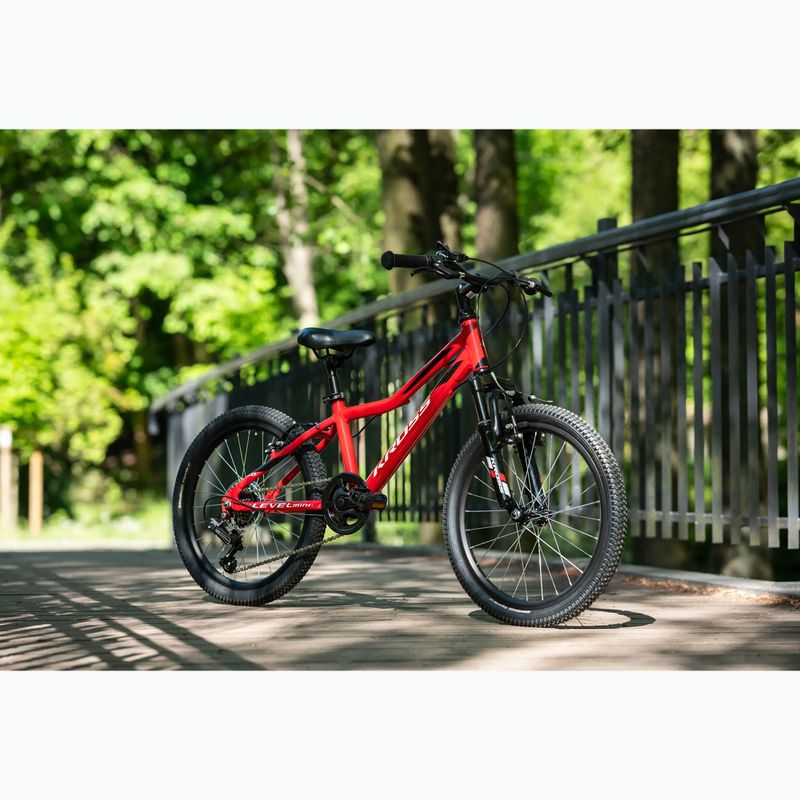 Gyermekkerékpár KROSS Level Mini 2.0 red/black/gloss 12