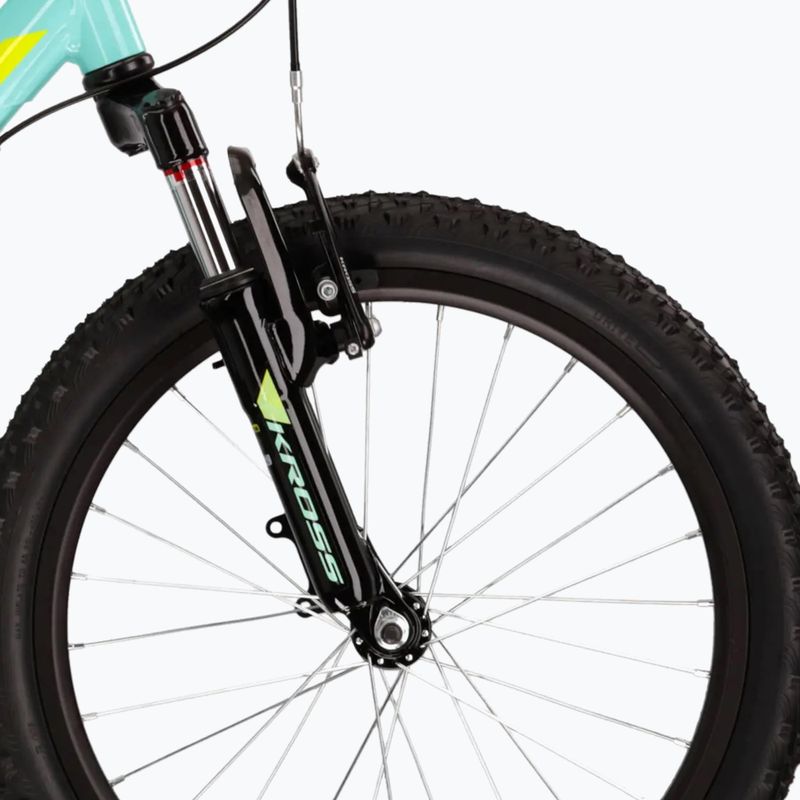 Gyermekkerékpár KROSS Lea Mini 2.0 celadon/lime/gloss 6