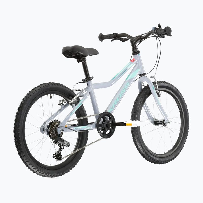 Gyermekkerékpár KROSS Lea Mini 1.0 grey/mint/gloss 3