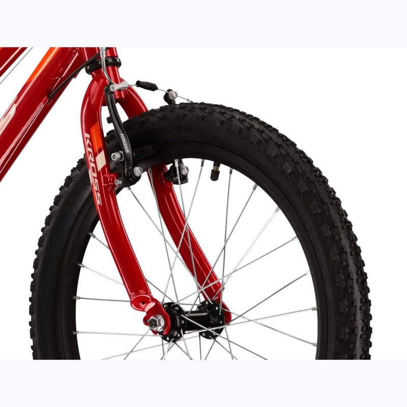 Gyermekkerékpár KROSS Hexagon Mini 1.0 red/white/gloss 5