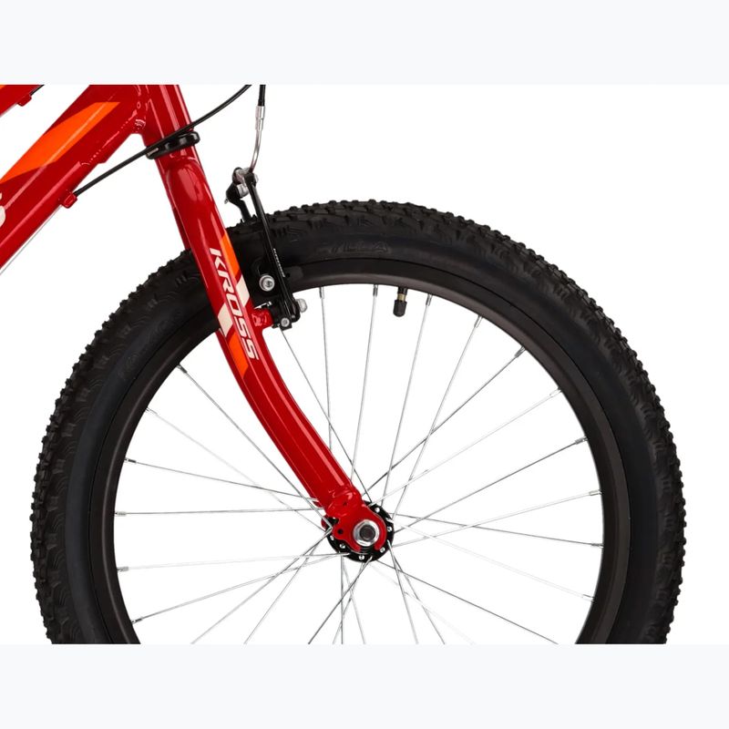 Gyermekkerékpár KROSS Hexagon Mini 1.0 red/white/gloss 6